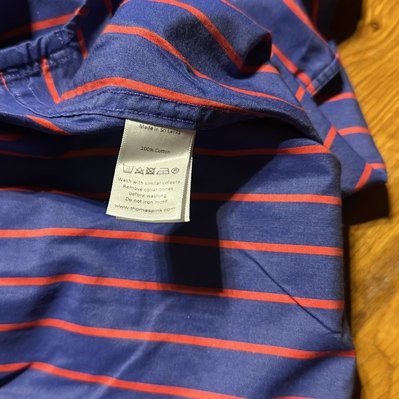 Thomas Pink - Men’s Button Down Slim Casual Shirt - Size XS - Picture 9 of 13